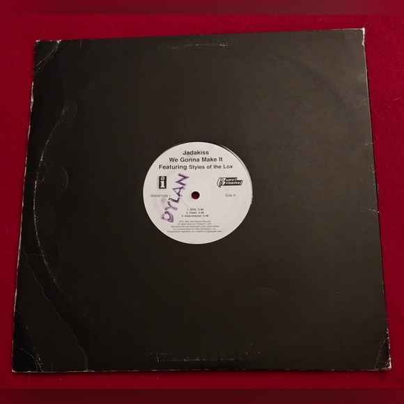 Jadakiss Styles of LOX We Gonna Make It 12" Single Interscope Records 2001 - Picture 2 of 6